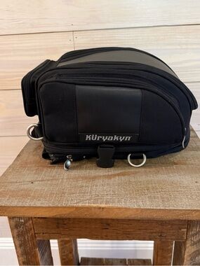 Kuryakyn Mini GranTour Motorcycle Bag & Straps Expandable Bag Backpack Luggage